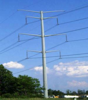 Solar Lamp Galvanized Steel Poles